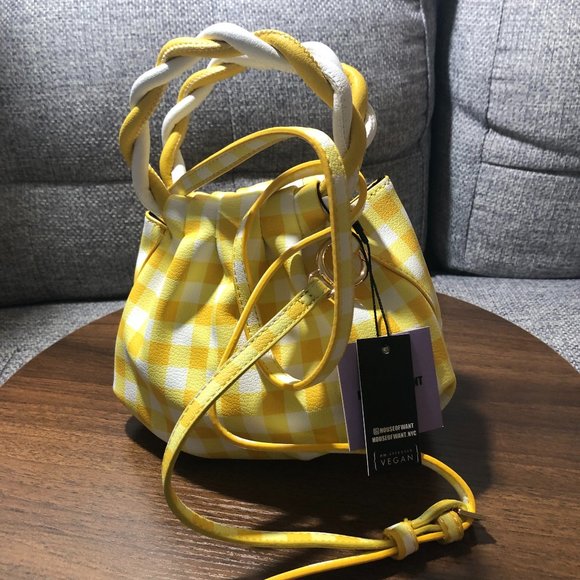 NEW House of Want -Adorbs Mini Gingham by House of Want: Yellow Gingham Check - Picture 1 of 14